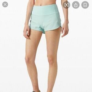 Lululemon High Rise Speed up shorts